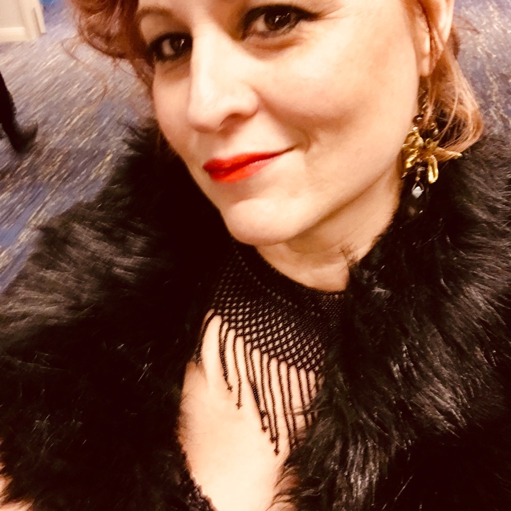 Faux Fur Collar -black